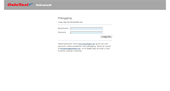 Desktop Screenshot of intranett.oslotaxi.no