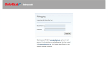 Tablet Screenshot of intranett.oslotaxi.no